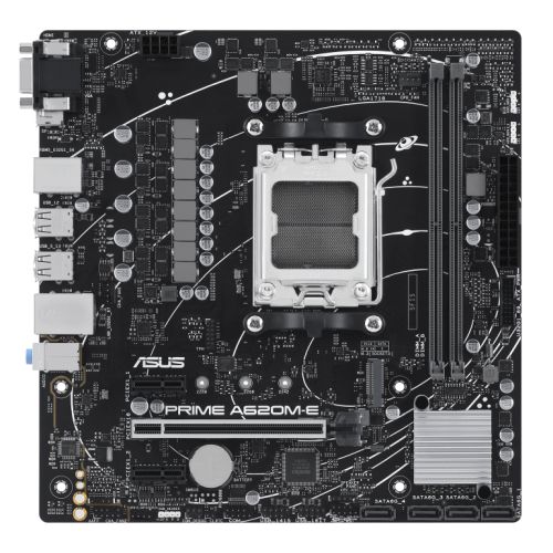Asus PRIME A620M-E-CSM - Corporate Stable Model, AMD A620, AM5, Micro ATX, 2 DDR5, VGA, HDMI, DP, GB LAN, PCIe4, 1x M.2 Asus PRIME A620M-E-CSM - Corporate Stable Model, AMD A620, AM5, Micro ATX, 2 DDR5, VGA, HDMI, DP, GB LAN, PCIe4, 1x M.2